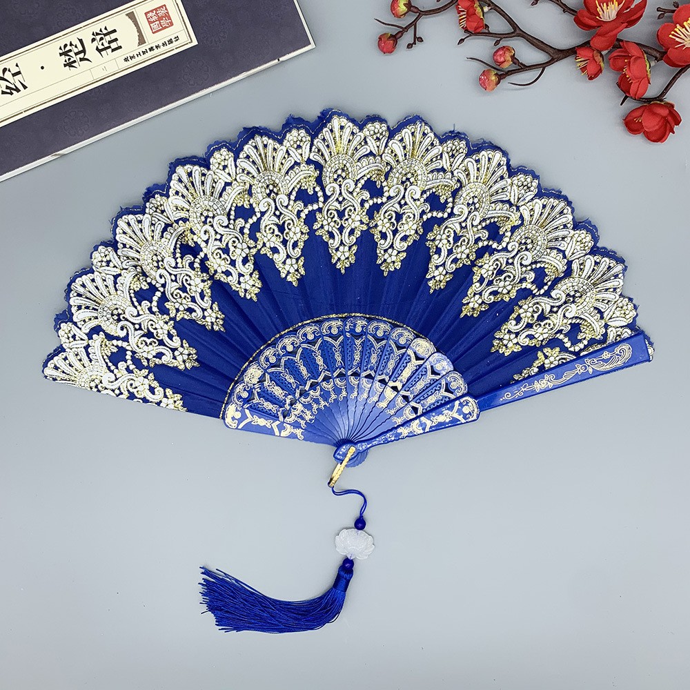 Tassel Fringe Trim - Ventaglio Pieghevole Artigianale Cinese Retrò con