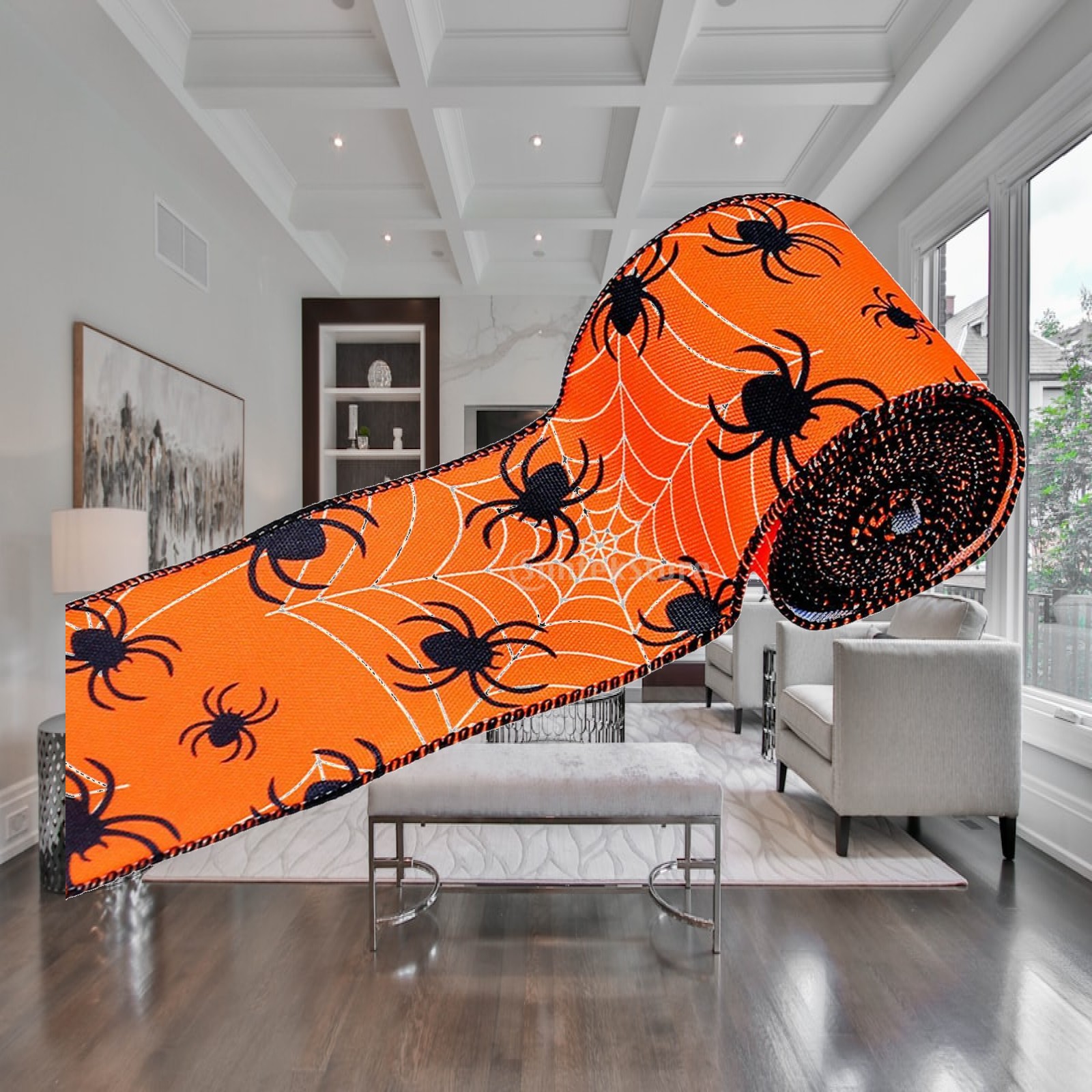 Embellish Craft - Nastro di Halloween con Bordo Rinforzato