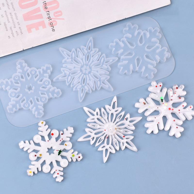 Christmas Craft Embellishment - Stampo in silicone per ornamento di