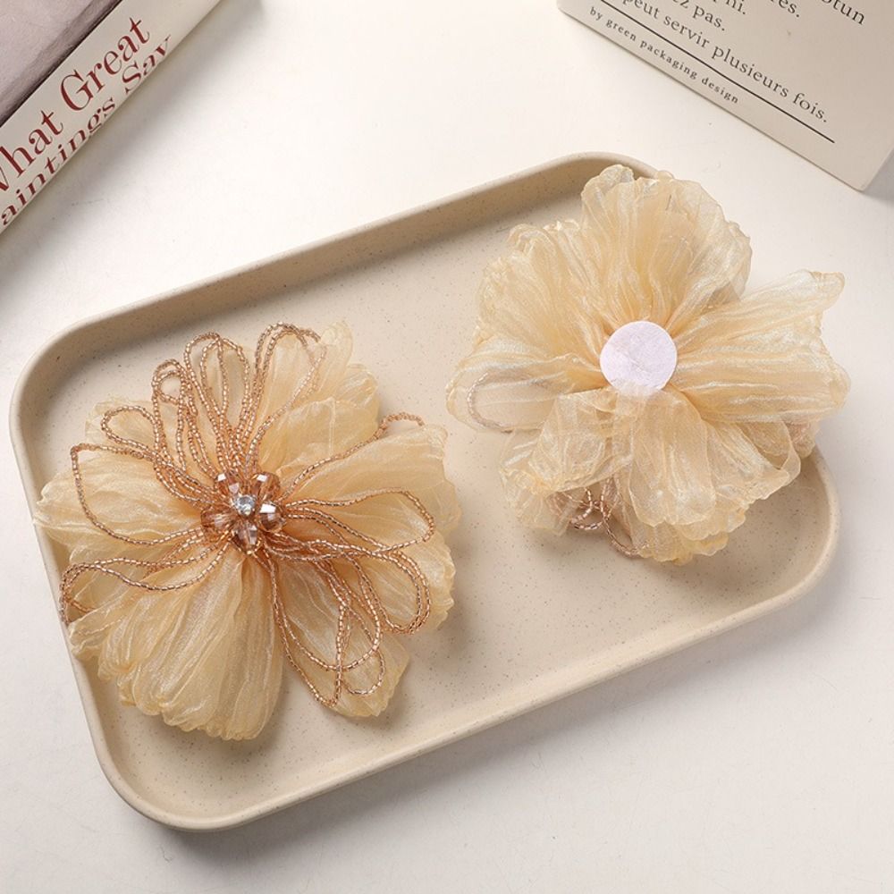 Applique Patch Flower - Applicazione Floreale in Tessuto Organza con
