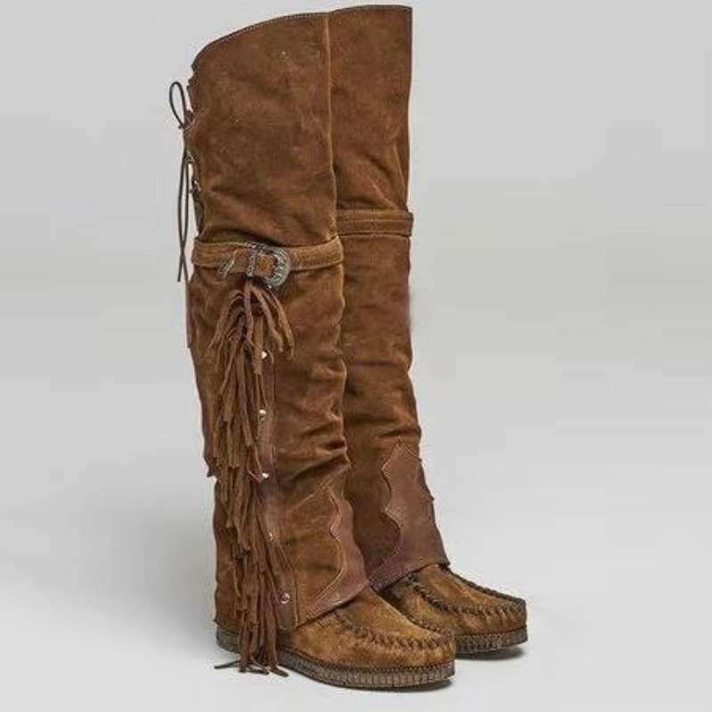 Tassel Fringe Trim - Nuovi Stivali da Donna 2026 Sopra