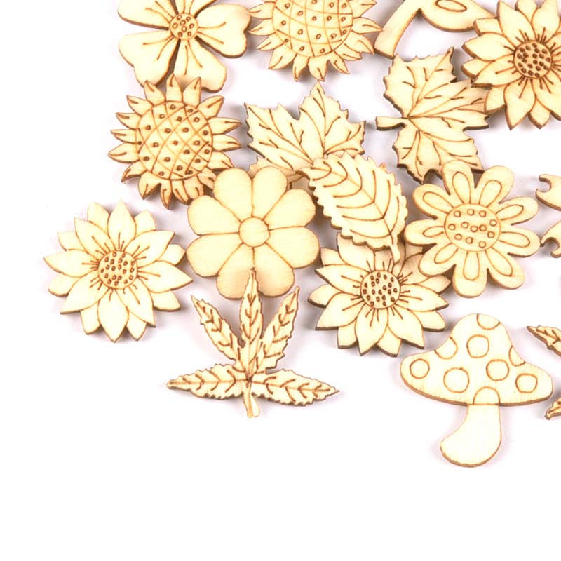 30 pz 25-30mm legno accessori  - Embellish Craft recensione e prezzo