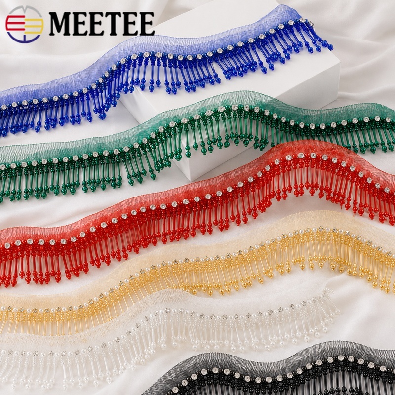 1 metro di passamaneria in piz - Beaded Trim Fringe recensione e prezzo
