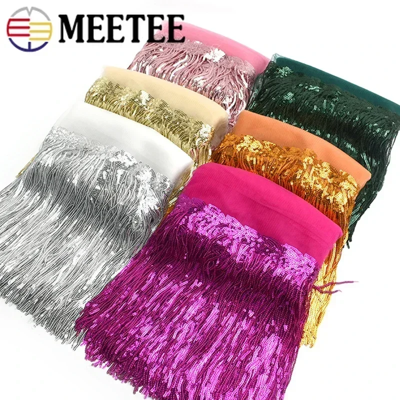 2/5/10Yards ricamo di paillett - Beaded Trim Fringe recensione e prezzo