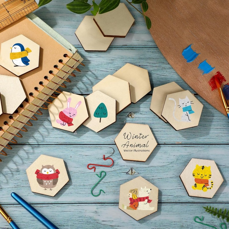 50 pezzi 4 cm pezzi esagonali  - Embellish Craft recensione e prezzo