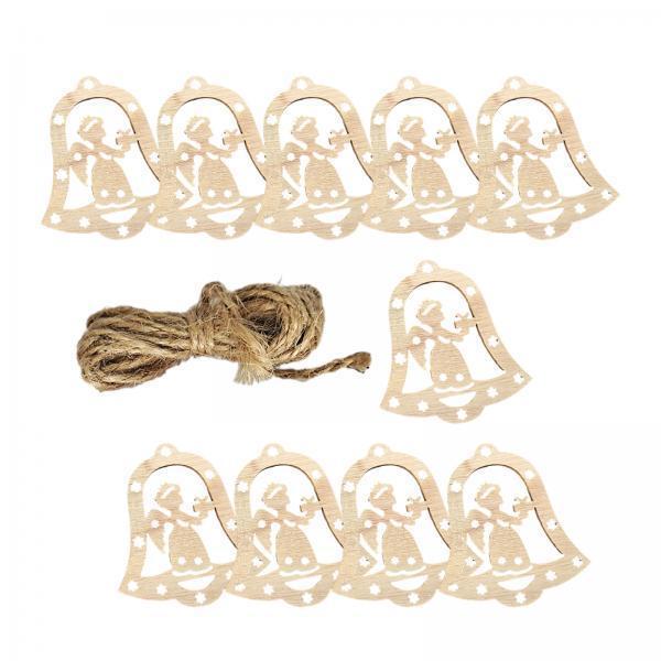 Decorazioni Natalizie in Legno - Christmas Craft Embellishment recensione e prezzo